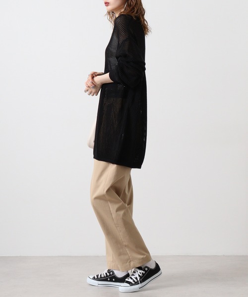 RE730（アールイーセブンサーティー）の「RE730 メッシュTシャツ（Tシャツ/カットソー・メンズ・ライム/オフホワイト/ブラック・L/M/XL）」の11枚目の写真