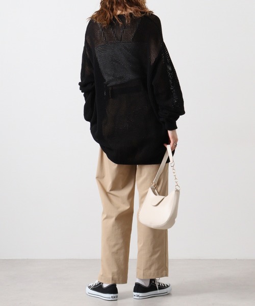 RE730（アールイーセブンサーティー）の「RE730 メッシュTシャツ（Tシャツ/カットソー・メンズ・ライム/オフホワイト/ブラック・L/M/XL）」の10枚目の写真