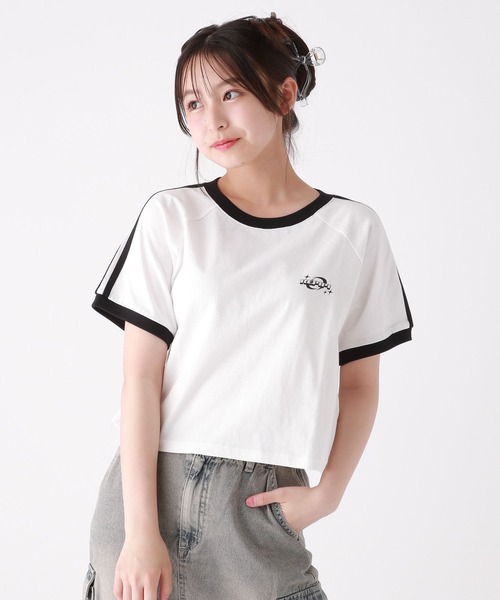 セール】サイドラインショートTシャツ（Tシャツ/カットソー