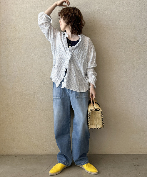 12OZデニム ベイカーパンツ（デニムパンツ）｜JOURNAL STANDARD LUXE