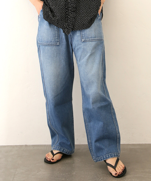 12OZデニム ベイカーパンツ（デニムパンツ）｜JOURNAL STANDARD LUXE