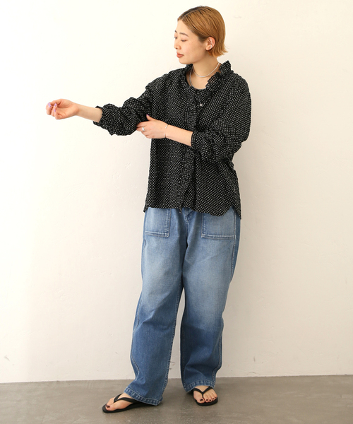 12OZデニム ベイカーパンツ（デニムパンツ）｜JOURNAL STANDARD LUXE