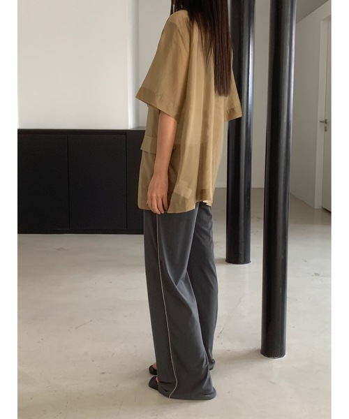 Didot.showroom(ディドット ショールーム)の「シアーハーフジャケット(テーラードジャケット・レディース・ブラック/チャコール/ベージュ/インディゴブルー・FREE)」の11枚目の写真