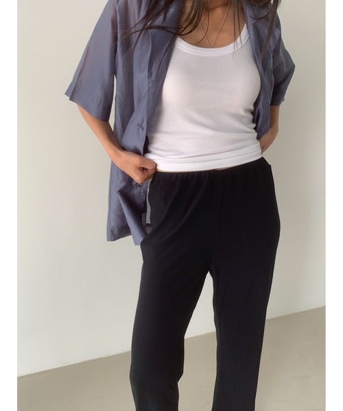 Didot.showroom(ディドット ショールーム)の「シアーハーフジャケット(テーラードジャケット・レディース・ブラック/チャコール/ベージュ/インディゴブルー・FREE)」の16枚目の写真