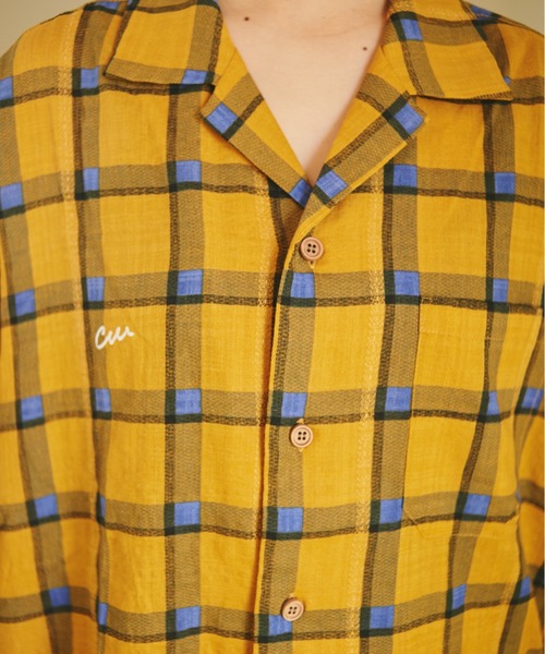 CAMPHOR WOOD（カンファーウッド）の「nuance check box h/s shirt