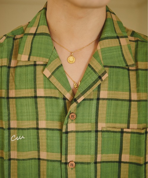 CAMPHOR WOOD（カンファーウッド）の「nuance check box h/s shirt