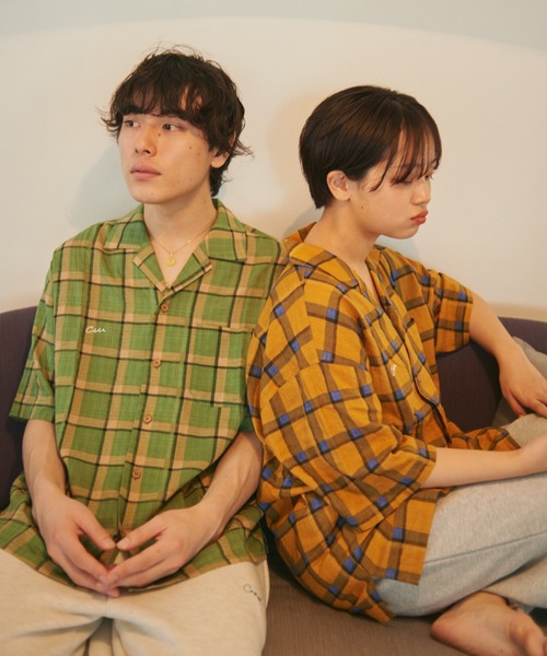 CAMPHOR WOOD（カンファーウッド）の「nuance check box h/s shirt