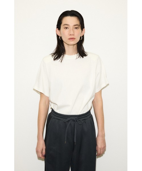 THROW by SLY（スローバイスライ）の「THROW PADDED T/SH パディド Tシャツ（Tシャツ/カットソー・レディース・ホワイト/ブラック/カーキ・FREE）」の5枚目の写真