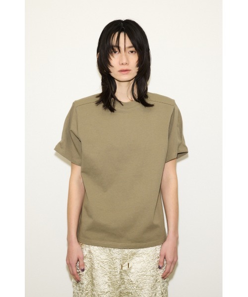 THROW by SLY（スローバイスライ）の「THROW PADDED T/SH パディド Tシャツ（Tシャツ/カットソー・レディース・ホワイト/ブラック/カーキ・FREE）」の10枚目の写真