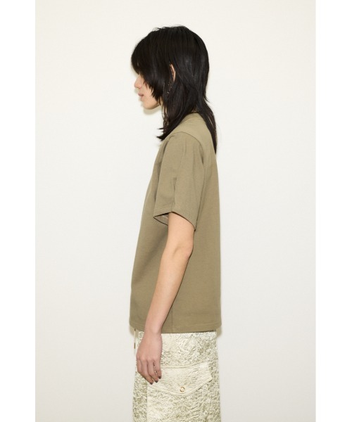 THROW by SLY（スローバイスライ）の「THROW PADDED T/SH パディド Tシャツ（Tシャツ/カットソー・レディース・ホワイト/ブラック/カーキ・FREE）」の11枚目の写真