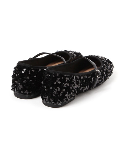 BAYFLOW(ベイフロー)の「フレフィットスパンメリージェーン(バレエシューズ・レディース・ブラック/シルバー・MEDIUM/LARGE)」の5枚目の写真