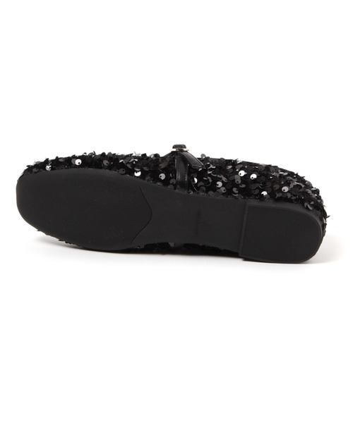 BAYFLOW(ベイフロー)の「フレフィットスパンメリージェーン(バレエシューズ・レディース・ブラック/シルバー・MEDIUM/LARGE)」の6枚目の写真