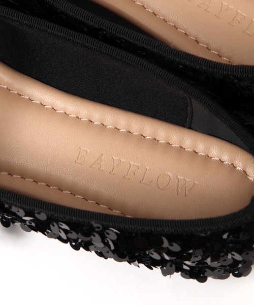 BAYFLOW(ベイフロー)の「フレフィットスパンメリージェーン(バレエシューズ・レディース・ブラック/シルバー・MEDIUM/LARGE)」の10枚目の写真