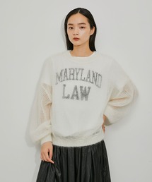 ADAM ET ROPE' | シアーモヘアプルオーバー(ニット/セーター)