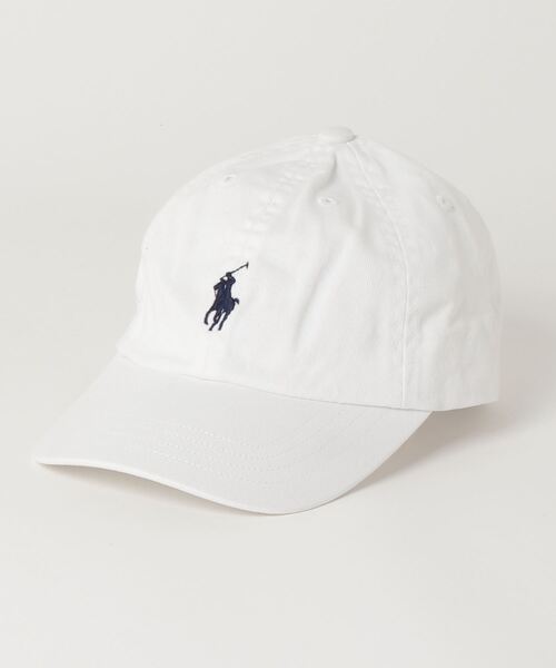 POLO RALPH LAUREN CHILDRENSWEAR(ポロ ラルフ ローレン チルドレンズウェア)の「コットン チノ ベースボール キャップ(キャップ・キッズ・ホワイト・S/M)」の3枚目の写真