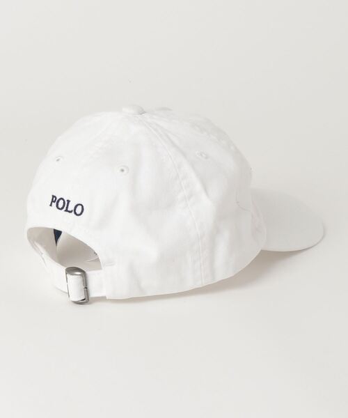 POLO RALPH LAUREN CHILDRENSWEAR(ポロ ラルフ ローレン チルドレンズウェア)の「コットン チノ ベースボール キャップ(キャップ・キッズ・ホワイト・S/M)」の4枚目の写真
