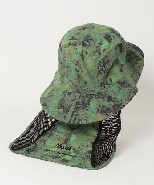 30周年限定色 ナンガ ナイロンタッサー サンシェードハット フォレストパターン 30周年限定色 ナンガ ナイロンタッサー サンシェードハット