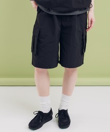 【セットアップ可能】ナイロンカーゴハーフパンツ