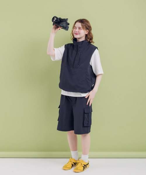 MUHET(ミュエータ)の「【セットアップ可能】ナイロンカーゴハーフパンツ(カーゴパンツ・レディース・ネイビー/モカ/ブラック・MEDIUM/X-LARGE)」の9枚目の写真
