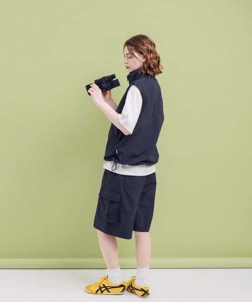MUHET(ミュエータ)の「【セットアップ可能】ナイロンカーゴハーフパンツ(カーゴパンツ・レディース・ネイビー/モカ/ブラック・MEDIUM/X-LARGE)」の11枚目の写真