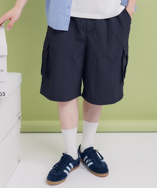 MUHET(ミュエータ)の「【セットアップ可能】ナイロンカーゴハーフパンツ(カーゴパンツ・レディース・ネイビー/モカ/ブラック・MEDIUM/X-LARGE)」の12枚目の写真