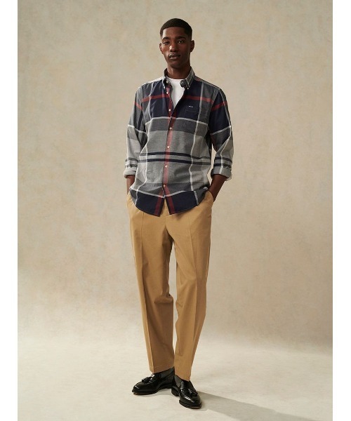 【セール】Dunoon タータンチェック ボタンダウン シャツ（テーラードフィット）（シャツ/ブラウス）｜Barbour（バブアー）