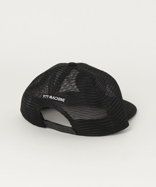 TOY　MACHINE（トイ　マシーン）の「TOY MACHINE/トイマシーン キッズ キャップ MCAP TMC MESH CROWN CAP 242045002（キャップ・キッズ・ブラック/ブラウン・YOUTH）」の3枚目の写真