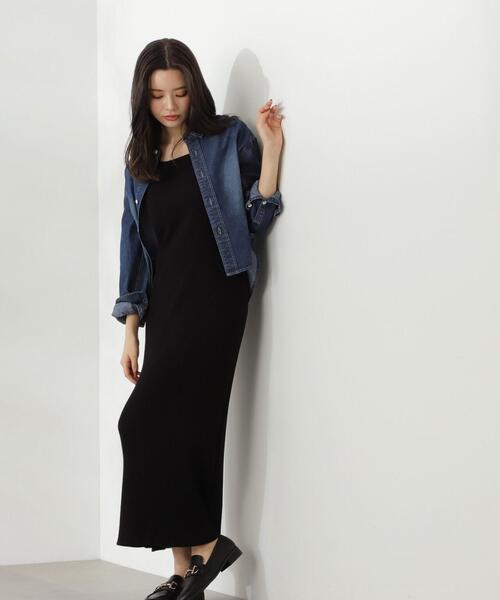 PROPORTION BODY DRESSING(プロポーションボディドレッシング)の「デニムシャツ / 1214210808(シャツ/ブラウス・レディース・ブルー/グレー・FREE)」の19枚目の写真