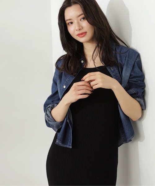 PROPORTION BODY DRESSING(プロポーションボディドレッシング)の「デニムシャツ / 1214210808(シャツ/ブラウス・レディース・ブルー/グレー・FREE)」の11枚目の写真