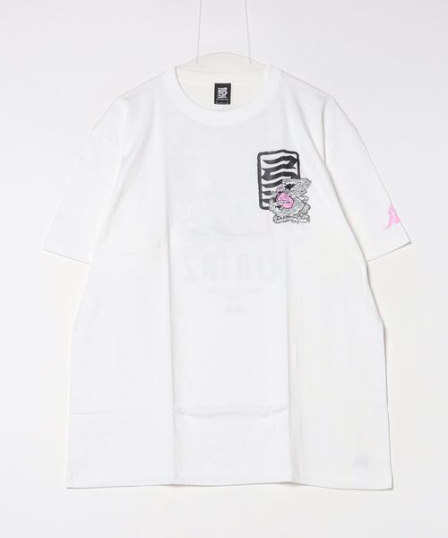 Mag.（マグ）の「【KINJAZ】Graphic T（Tシャツ/カットソー・メンズ・ブラック/ホワイト・LARGE/MEDIUM）」の2枚目の写真