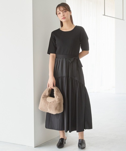 Andemiu（アンデミュウ）の「スリットミュール135144（その他シューズ・レディース・ブラック/ベージュ・MEDIUM/LARGE）」の16枚目の写真