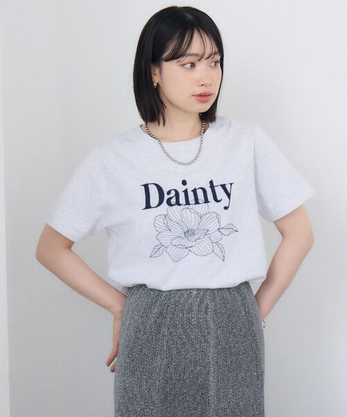RETRO GIRL（レトロガール）の「【2サイズ展開】花刺繍TEE（Tシャツ/カットソー・レディース・ホワイト系その他2/ホワイト系その他3/ホワイト系その他4/ホワイト系その他5・ONE SIZE/FREE）」の13枚目の写真