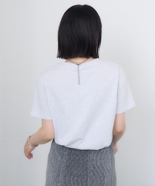 RETRO GIRL（レトロガール）の「【2サイズ展開】花刺繍TEE（Tシャツ/カットソー・レディース・ホワイト系その他2/ホワイト系その他3/ホワイト系その他4/ホワイト系その他5・ONE SIZE/FREE）」の11枚目の写真
