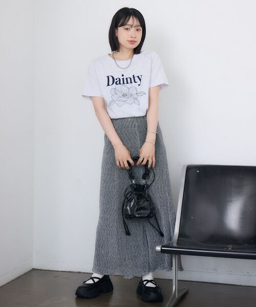 RETRO GIRL（レトロガール）の「【2サイズ展開】花刺繍TEE（Tシャツ/カットソー・レディース・ホワイト系その他2/ホワイト系その他3/ホワイト系その他4/ホワイト系その他5・ONE SIZE/FREE）」の7枚目の写真