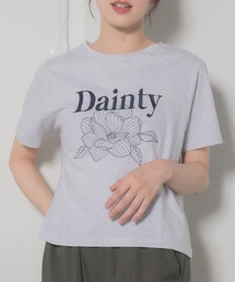 【2サイズ展開】花刺繍TEE