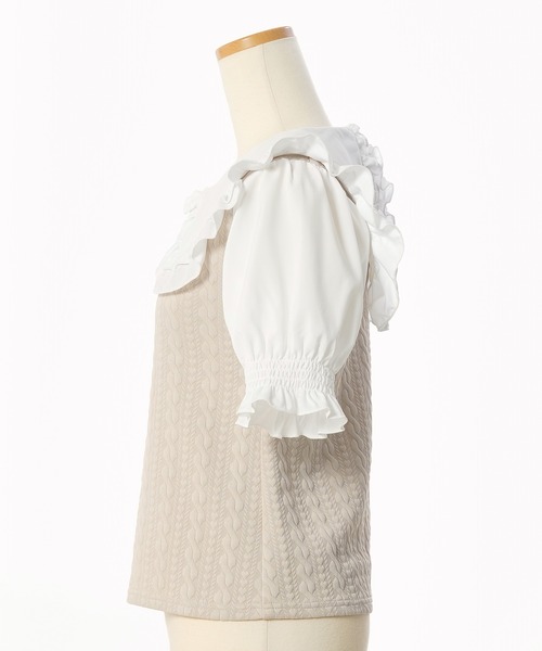 ★美品★yori フリル衿ビックTee ホワイト 2276368329.jpg?1716911271