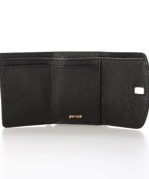 perche(ペルケ)の「ペルケ perche / ハラコタイプチェック柄3つ折り財布(財布・レディース・ブラック系その他/グリーン系その他・FREE)」の10枚目の写真