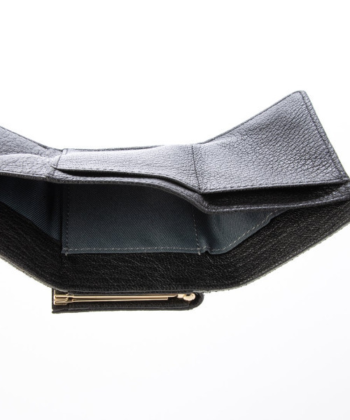 perche(ペルケ)の「ペルケ perche / ハラコタイプチェック柄3つ折り財布(財布・レディース・ブラック系その他/グリーン系その他・FREE)」の12枚目の写真