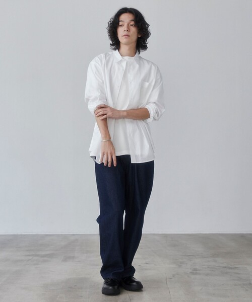 coen（コーエン）の「デニムワイドイージーパンツ（デニムパンツ・メンズ・ダークグレー/コバルトブルー/ネイビー・S/M/XL/L）」の8枚目の写真