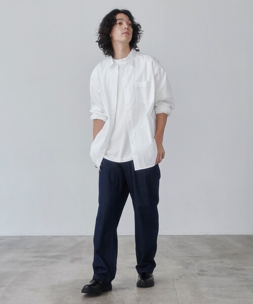 coen（コーエン）の「デニムワイドイージーパンツ（デニムパンツ・メンズ・ダークグレー/コバルトブルー/ネイビー・S/M/XL/L）」の10枚目の写真