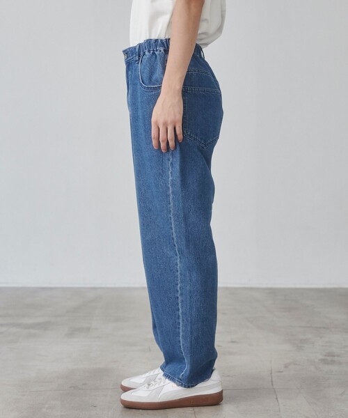 coen（コーエン）の「デニムワイドイージーパンツ（デニムパンツ・メンズ・ダークグレー/コバルトブルー/ネイビー・S/M/XL/L）」の14枚目の写真