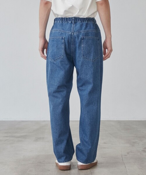 coen（コーエン）の「デニムワイドイージーパンツ（デニムパンツ・メンズ・ダークグレー/コバルトブルー/ネイビー・S/M/XL/L）」の15枚目の写真