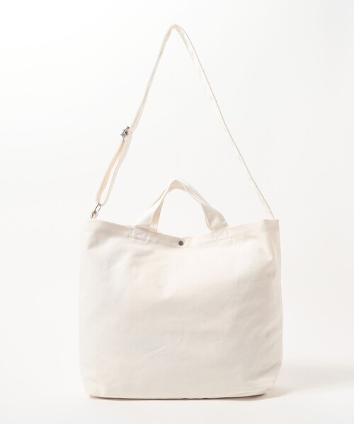 ビームスハート　4ポケットバッグ 刺繍 スマイルロゴ バッグ（A4サイズ収納可能）（ショルダー