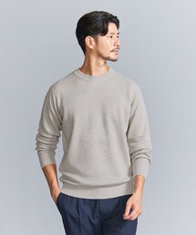 BEAUTY&YOUTH UNITED ARROWS | 【WEB限定 WARDROBE SMART】マシーンウォッシャブル ウールミックス アゼ クルーネック(ニット/セーター)