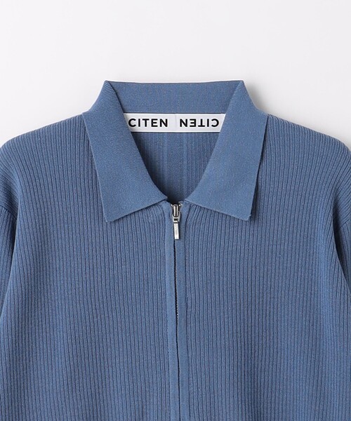 CITEN（シテン）の「＜CITEN＞ZIP カーディガン（カーディガン/ボレロ・レディース・コバルトブルー/ダークグレー/ライトグレー・FREE）」の11枚目の写真