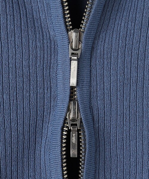 CITEN（シテン）の「＜CITEN＞ZIP カーディガン（カーディガン/ボレロ・レディース・コバルトブルー/ダークグレー/ライトグレー・FREE）」の13枚目の写真