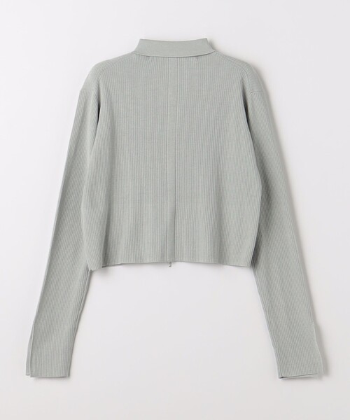 CITEN（シテン）の「＜CITEN＞ZIP カーディガン（カーディガン/ボレロ・レディース・コバルトブルー/ダークグレー/ライトグレー・FREE）」の16枚目の写真