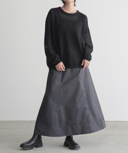 for/c(フォーシー)の「モヘアライクメッシュプルオーバー【サスティナブル】(ニット/セーター・レディース・ブラック/ピンク/グレー・M/L)」の21枚目の写真