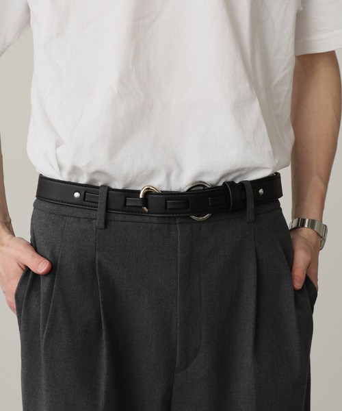 ROOPTOKYO（ループトウキョウ）の「gii select /ギィセレクト フックベルト（ベルト・メンズ・シルバー系その他/ゴールド系その他/ゴールド系その他2/シルバー系その他2/ブラック系その他/シルバー×ゴールド/ゼブラ/ホワイト×ブラック/ホワイト系/ブラック系3/カーキオリーブ/レッド・FREE）」の8枚目の写真