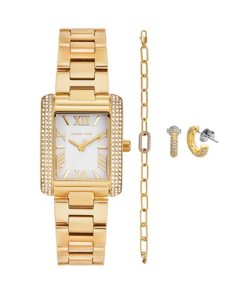 MICHAEL KORS(マイケルコース)の「マイケル・コース 腕時計 レディース アナログ ステンレス MK4837SET(アナログ腕時計・レディース・GOLD・FREE)」の1枚目の写真